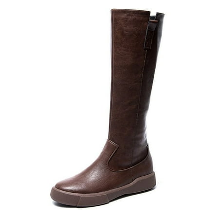 Harsuny Womens Work Anti Slip Winter Knee High Shoes Casual Tall Bike Boot Office Comfort Waterproof Dark Brown 8
Harsuny Womens Work Anti Slip Winter Knee High Shoes Casual Tall Bike Boot Office Comfort Waterproof Dark Brown 8