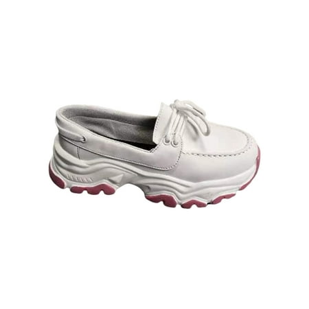 Eloshman Ladies Sneakers Comfort Casual Shoe Non-slip Loafers Sport Lightweight Lace Up Walking Shoes Wear Resistant Slip-Ons White 6
Eloshman Ladies Sneakers Comfort Casual Shoe Non-slip Loafers Sport Lightweight Lace Up Walking Shoes Wear Resistant Slip-Ons White 6