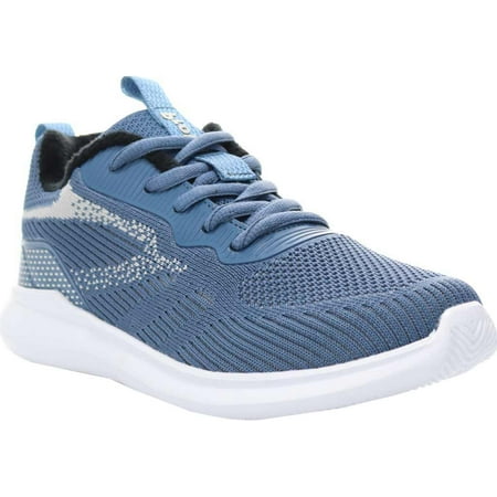 Women s Propet TravelBound Pixel Sneaker Blue Dusk Precision Knit