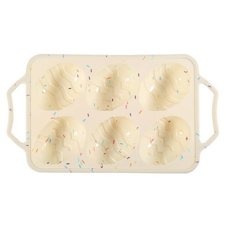 Mildsown 6 Gird Easter Eggs Silicone Mold Non-stick Chocolate Cookie Cake Candy DIY Baking Moulds for Easter Party
Mildsown 6 Gird Easter Eggs Silicone Mold Non-stick Chocolate Cookie Cake Candy DIY Baking Moulds for Easter Party
