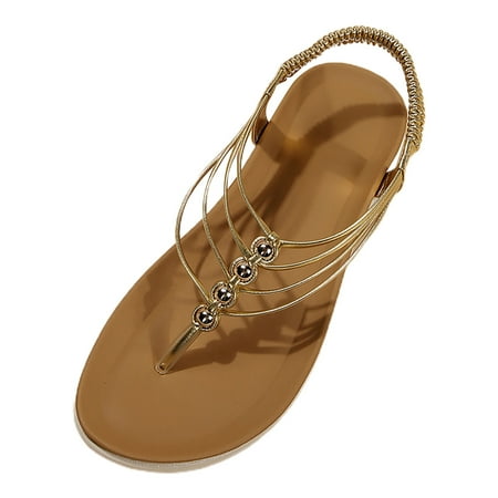 Youmylove Women Elastic Band Casual Open Toe Flat Comfortable Soft Sole Shoes Sandals Summer Comfy Beach Outdoor Walking Footwear
Youmylove Women Elastic Band Casual Open Toe Flat Comfortable Soft Sole Shoes Sandals Summer Comfy Beach Outdoor Walking Footwear