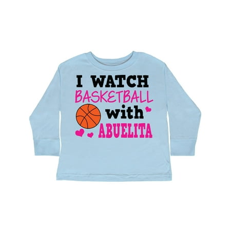 Inktastic I Watch Basketball with Abuelita Gift Toddler Toddler Girl Long Sleeve T-Shirt
Inktastic I Watch Basketball with Abuelita Gift Toddler Toddler Girl Long Sleeve T-Shirt