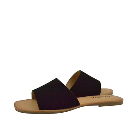 Soda Women s Shoes Airway Open Toe Slide Sandals