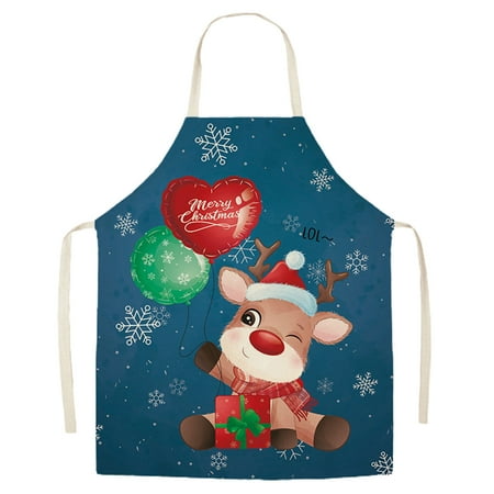 Xiaobai Christmas Apron Cartoon Christmas Pattern Strap Design Wear-Resistant Anti-oil Fadeless Dirt-resistant Washable Versatile Decorative Christmas Apron for Kitchen
Xiaobai Christmas Apron Cartoon Christmas Pattern Strap Design Wear-Resistant Anti-oil Fadeless Dirt-resistant Washable Versatile Decorative Christmas Apron for Kitchen