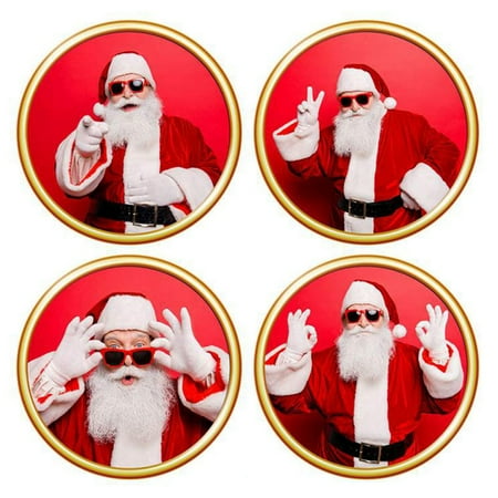 4pcs Merry Christmas Stickers Santa Claus Christmas Pattern Design Christmas Gift Package Decor Labels Decorative A2
4pcs Merry Christmas Stickers Santa Claus Christmas Pattern Design Christmas Gift Package Decor Labels Decorative A2