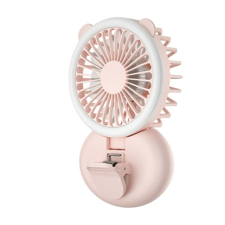 Portable Desk Fan with Its Own Auxiliary Light Foldable Clip for Hanging Around The Neck USB Rechargeable Folding Mini Electric Fan 3 Wind Power Speeds 3 Lights
Portable Desk Fan with Its Own Auxiliary Light Foldable Clip for Hanging Around The Neck USB Rechargeable Folding Mini Electric Fan 3 Wind Power Speeds 3 Lights