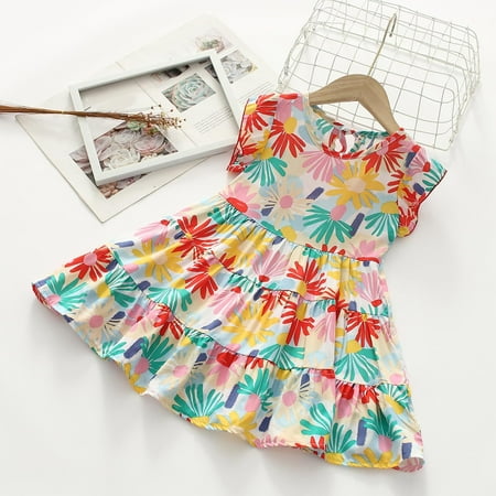 Vivianyo HD Toddler Dress Clearance Toddler Kids Baby Girls Fashion Cute Flying Sleeve Sweet Flower Print Ruffle Dress Flash Picks Multicolor
Vivianyo HD Toddler Dress Clearance Toddler Kids Baby Girls Fashion Cute Flying Sleeve Sweet Flower Print Ruffle Dress Flash Picks Multicolor