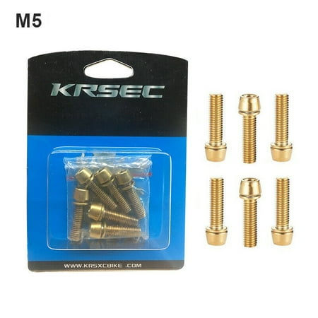 Krsct 6Pcs/Boxed Handlebar Stem Screws M5/M6*18Mm Road Mtb Mountain Bike Bolts
Krsct 6Pcs/Boxed Handlebar Stem Screws M5/M6*18Mm Road Mtb Mountain Bike Bolts