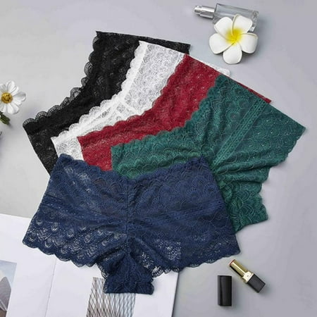 5 Pack Women s Lace Underwear Boyshort Sexy Seamless Ladies Panties Breathing Spandex Boxer Briefs M-2XL
5 Pack Women s Lace Underwear Boyshort Sexy Seamless Ladies Panties Breathing Spandex Boxer Briefs M-2XL
