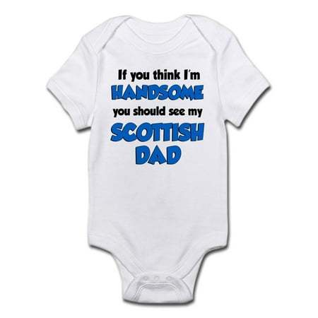 CafePress - Handsome Scottish Dad Infant Bodysuit - Baby Light Bodysuit