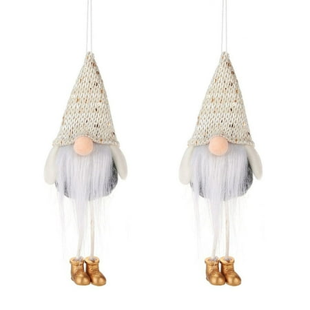 YUEHAO Hangs 2PCS Christmas Decoration Knitted Doll Pendant Creative Old Man Doll supplies doll Gold
YUEHAO Hangs 2PCS Christmas Decoration Knitted Doll Pendant Creative Old Man Doll supplies doll Gold