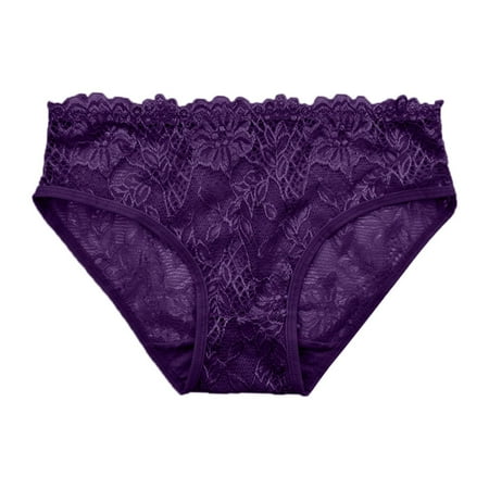 CLZOUD Lounge Underwear Purple Lace Women s Low Waist Mesh Briefs Solid Color Cotton Crotch Underwear Panties
CLZOUD Lounge Underwear Purple Lace Women s Low Waist Mesh Briefs Solid Color Cotton Crotch Underwear Panties