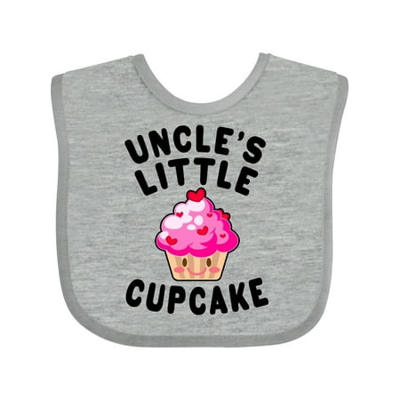 Inktastic Uncles Little Cupcake Gift Baby Girl Bib