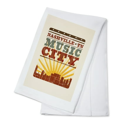 Nashville Tennessee City and Sunburst Screenprint Contour (100% Cotton Tea Towel Decorative Hand Towel Kitchen and Home)
Nashville Tennessee City and Sunburst Screenprint Contour (100% Cotton Tea Towel Decorative Hand Towel Kitchen and Home)