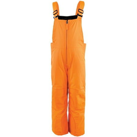 Hudson Baby Unisex Snow Bib Overalls Orange 18-24 Months