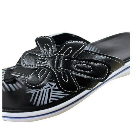 Aayomet Women s Slippers Women‘s Outdoor Flip Flops Ladies Fashion Solid Color Casual Floral Wedges Comfortable Beach Slippers Black 10
Aayomet Women s Slippers Women‘s Outdoor Flip Flops Ladies Fashion Solid Color Casual Floral Wedges Comfortable Beach Slippers Black 10