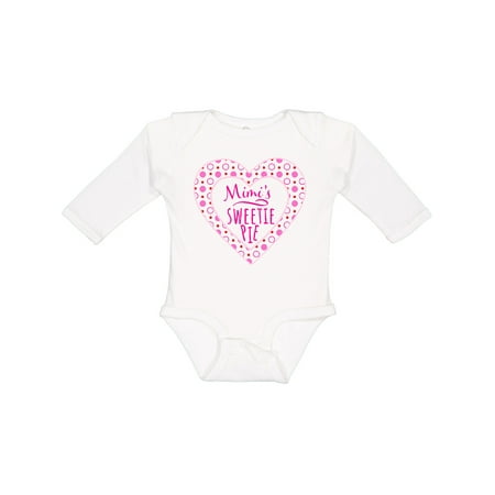 Inktastic Mimi s Sweetie Pie with Pink Hearts Gift Baby Boy or Baby Girl Long Sleeve Bodysuit
Inktastic Mimi s Sweetie Pie with Pink Hearts Gift Baby Boy or Baby Girl Long Sleeve Bodysuit