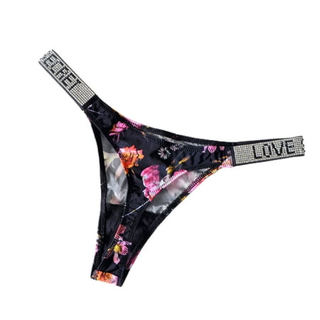 huanledash Women Thong Low Waist Leopard Print Breathable Shiny Rhinestone T-Back Anti-septic High Fork T-Shaped Letter Print Lady Briefs for Inner Wear
huanledash Women Thong Low Waist Leopard Print Breathable Shiny Rhinestone T-Back Anti-septic High Fork T-Shaped Letter Print Lady Briefs for Inner Wear