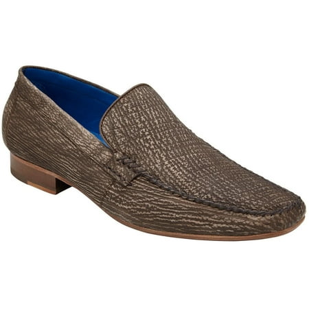 Belvedere Men s Matteo Genuine Shark Loafer Comfortable Brown 1027