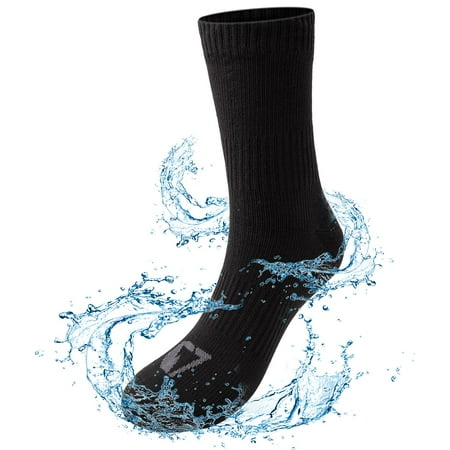LEAKDRY Waterproof Socks Moisture Wicking Socks Breathable Waterproof for Cycling Running Hiking Socks Black Long Ankle Socks-Large
LEAKDRY Waterproof Socks Moisture Wicking Socks Breathable Waterproof for Cycling Running Hiking Socks Black Long Ankle Socks-Large