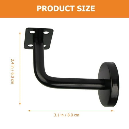 6pcs Handrail Bracket Banister Bracket Stainless Steel Hand Railing Bracket