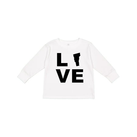 Inktastic Love Vermont Gift Toddler Boy or Toddler Girl Long Sleeve T-Shirt