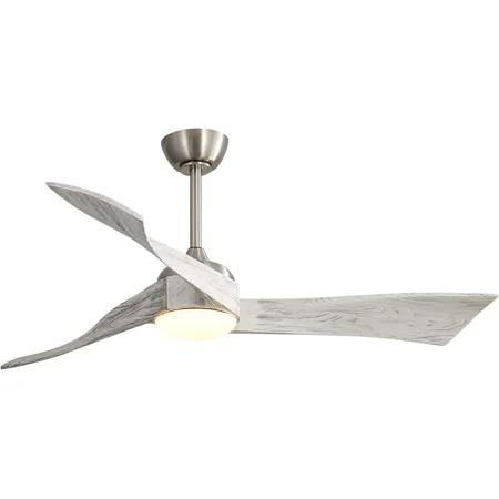 YAAN Modern Low Profile Ceiling Fans with Lights Remote Control 3 Blades Outdoor Ceiling Fan Dimmable LED Light Reversible DC Motor Silver
YAAN Modern Low Profile Ceiling Fans with Lights Remote Control 3 Blades Outdoor Ceiling Fan Dimmable LED Light Reversible DC Motor Silver