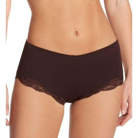 Women s Only Hearts 5656 Delicious Hipster With Lace Panty (Caffeine L)