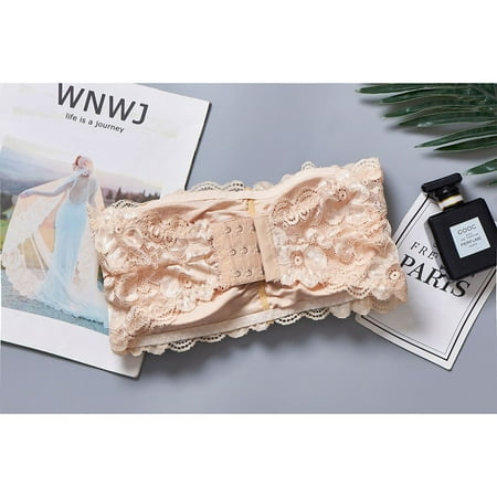 ALSLIAO Lace Strapless Non-Slip Tube Top Large Size Underwear Vest With Chest Pad Bra Skin Lace 427-L
ALSLIAO Lace Strapless Non-Slip Tube Top Large Size Underwear Vest With Chest Pad Bra Skin Lace 427-L