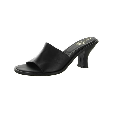 Sam Edelman Womens Aida Leather Kitten Heel Mule Sandals
