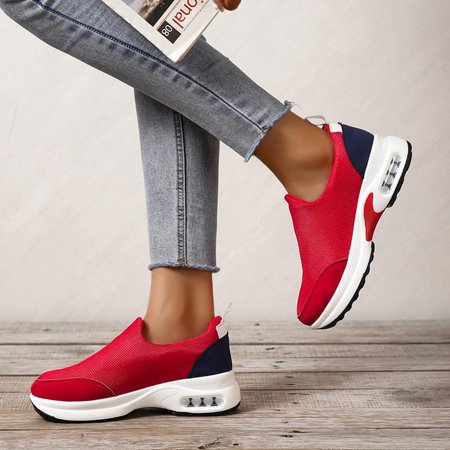 Summer Savings Clearance UMfun Women Slip On Sneakers Casual Daily Wide Shoes Breathable Sport Shoes Casual Mesh Shoes SneakersRed
Summer Savings Clearance UMfun Women Slip On Sneakers Casual Daily Wide Shoes Breathable Sport Shoes Casual Mesh Shoes SneakersRed