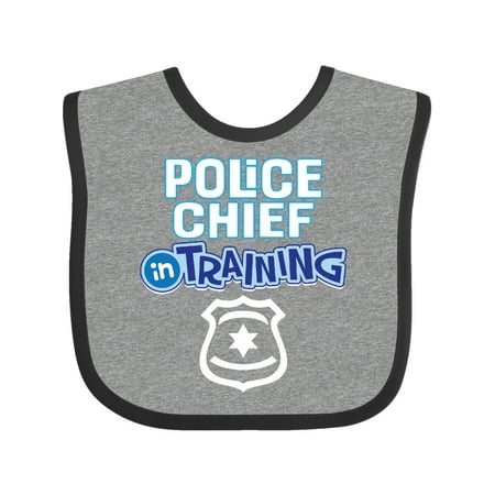 Inktastic Police Chief in Training Boys Apparel Gift Baby Boy Bib