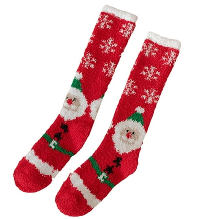 Binpure Christmas Women Knee High Socks Soft Fluffy Coral Fleece Casual Tube Socks High Stockings
Binpure Christmas Women Knee High Socks Soft Fluffy Coral Fleece Casual Tube Socks High Stockings