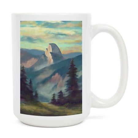 15 fl oz Ceramic Mug Yosemite National Park California Half Dome Oil Painting Dishwasher & Microwave Safe
15 fl oz Ceramic Mug Yosemite National Park California Half Dome Oil Painting Dishwasher & Microwave Safe