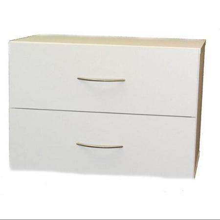 UPC 770521013550 product image for 2 Drawer Organizer-Finish:White | upcitemdb.com