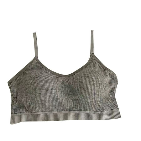 BIZIZA Women Bras Padded Everyday Underwear Leisure Workout Tops Seamless Gray One Size
BIZIZA Women Bras Padded Everyday Underwear Leisure Workout Tops Seamless Gray One Size
