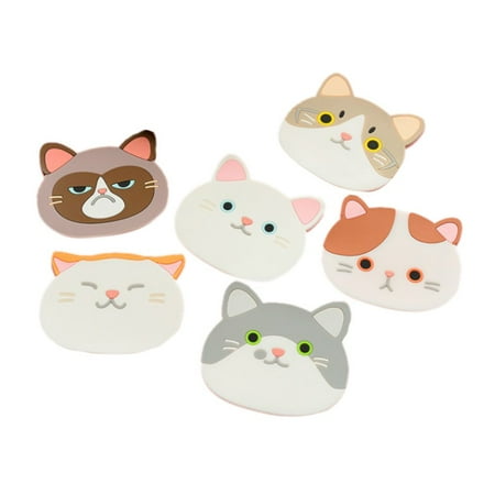 6Pcs/set Cute Cat Coaster Cartoon Cat Coffee Drink Cup Beverage Pot Pan Holder Pad Kitchen Tableware Mat
6Pcs/set Cute Cat Coaster Cartoon Cat Coffee Drink Cup Beverage Pot Pan Holder Pad Kitchen Tableware Mat