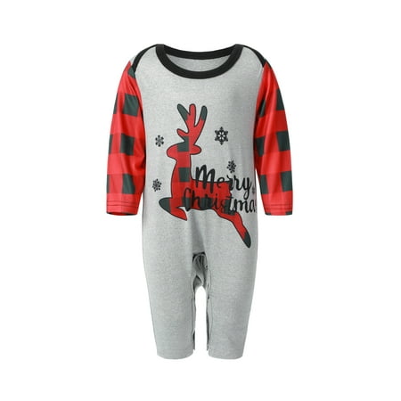 FeMereina Merry Christmas Matching Family Pajamas Long Sleeve Letter Elk Raglan Tops + Plaid Pants Set Xmas Sleepwear
FeMereina Merry Christmas Matching Family Pajamas Long Sleeve Letter Elk Raglan Tops + Plaid Pants Set Xmas Sleepwear
