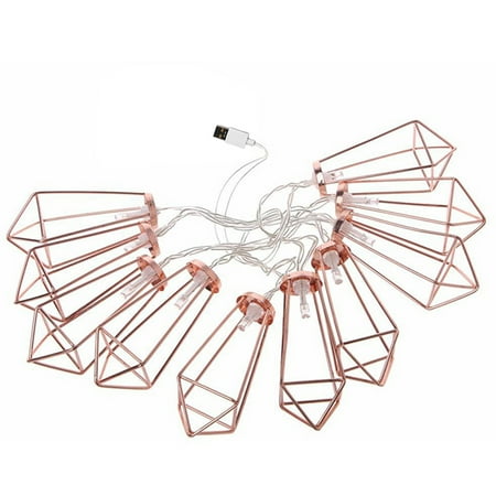 Ruziyoog Decorative lights Solar Outdoor Lights Outdoor Waterproof LED Light Iron Art Diamond Drop Frame Rose Gold Geometric Light String
Ruziyoog Decorative lights Solar Outdoor Lights Outdoor Waterproof LED Light Iron Art Diamond Drop Frame Rose Gold Geometric Light String