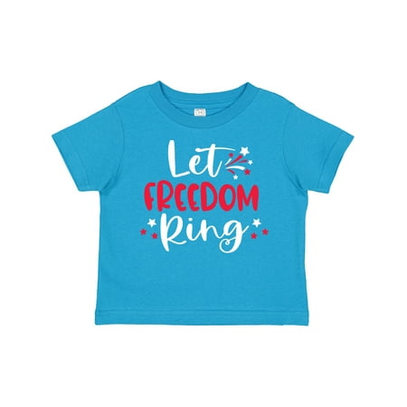 Inktastic 4th of July Let Freedom Ring with Stars Gift Toddler Boy or Toddler Girl T-Shirt
Inktastic 4th of July Let Freedom Ring with Stars Gift Toddler Boy or Toddler Girl T-Shirt