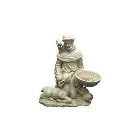 toscano feeds francis statue animals garden st