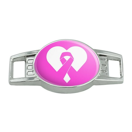 Breast Cancer Awareness Pink Ribbon in Heart Shoe Shoelace Shoe Lace Tag Runner Gym Charm Decoration
Breast Cancer Awareness Pink Ribbon in Heart Shoe Shoelace Shoe Lace Tag Runner Gym Charm Decoration