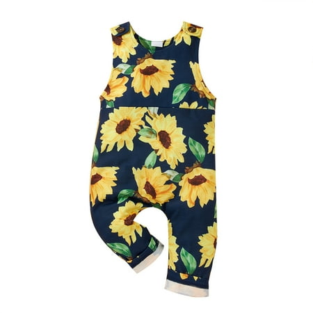Newborn Baby Girl Clothes Infant Girl Outfits Sleeveless Romper Floral Print One Piece Jumpsuit Clothing Blue 0-3 Months
Newborn Baby Girl Clothes Infant Girl Outfits Sleeveless Romper Floral Print One Piece Jumpsuit Clothing Blue 0-3 Months