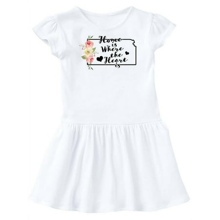 Inktastic Kansas Home Where the Heart is with Watercolor Floral Gift Toddler Girl Dress
Inktastic Kansas Home Where the Heart is with Watercolor Floral Gift Toddler Girl Dress