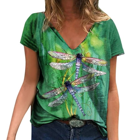 KmaiSchai Womens Tops Tshirt Women Casual Summer Top Shirt V Neck Print T Shirt Short Sleeve Tunic Blouse Loose Casual Fashion Fit Top Long Sleeve Pajama Tops For Women Womens White Long Sleeve Shir
KmaiSchai Womens Tops Tshirt Women Casual Summer Top Shirt V Neck Print T Shirt Short Sleeve Tunic Blouse Loose Casual Fashion Fit Top Long Sleeve Pajama Tops For Women Womens White Long Sleeve Shir