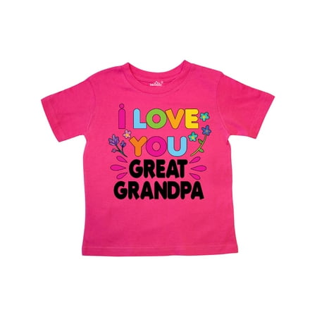 Inktastic I Love You Great Grandpa with Flowers Gift Toddler Toddler Girl T-Shirt
Inktastic I Love You Great Grandpa with Flowers Gift Toddler Toddler Girl T-Shirt