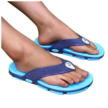 Aayomet Versatile Flip Trend Beach Sandals Large Outdoor Flop Fashion Summer Women s slipper Leather Flip Flops Women Blue 7.5
Aayomet Versatile Flip Trend Beach Sandals Large Outdoor Flop Fashion Summer Women s slipper Leather Flip Flops Women Blue 7.5