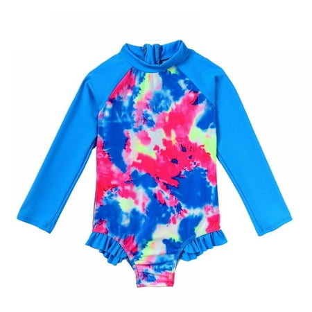 URMAGIC Baby/Toddler Kid Girls Long Sleeve Ruffle One Piece Swimsuit with UPF 50+ Sun Protection Zipper Front 2-8 Years
URMAGIC Baby/Toddler Kid Girls Long Sleeve Ruffle One Piece Swimsuit with UPF 50+ Sun Protection Zipper Front 2-8 Years