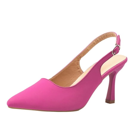 TUOBARR Heels Sandals Women Women s Fashion Pointed Toe High Heel Dress Pumps Shoes Hot Pink
TUOBARR Heels Sandals Women Women s Fashion Pointed Toe High Heel Dress Pumps Shoes Hot Pink
