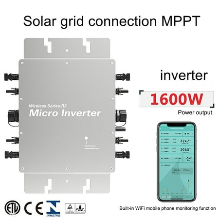 1600W 120/230V Smart Miniature Inverter APP Monitoring for Home RV Truck Off-Grid Solar Power Inverter
1600W 120/230V Smart Miniature Inverter APP Monitoring for Home RV Truck Off-Grid Solar Power Inverter